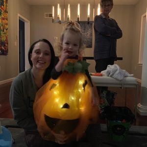 Pottery Barn light up pumpkin costume! Size 2T